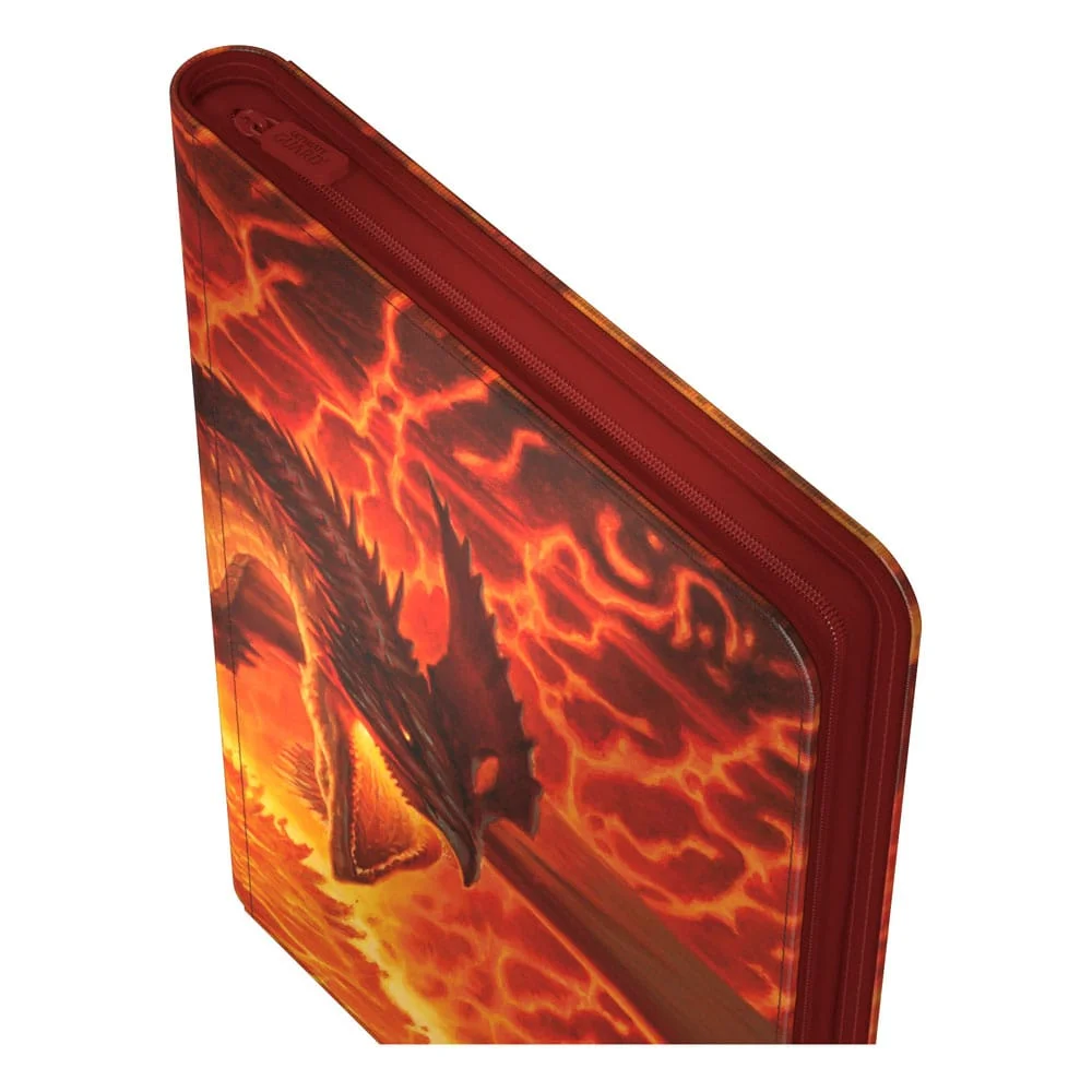 Ultimate Guard Zipfolio 18-Pocket Xenoskin (360 double-sleeved cards) Magic: The Gathering "Tarkir: Dragonstorm" - Magmatic Hellkite